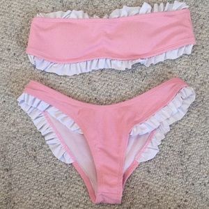 Baby pink bikini brand new